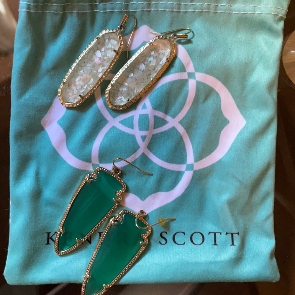 Kendra Scott two pairs of earrings
